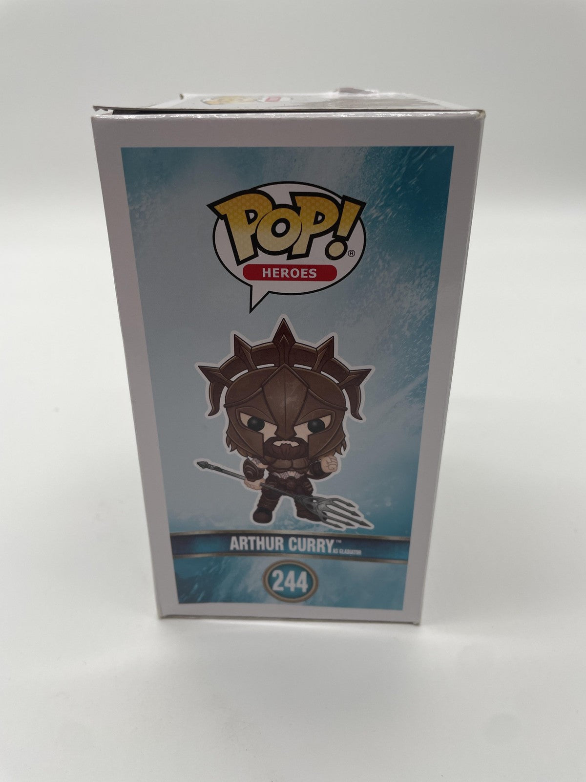 Funko Pop Aquaman Arthur Curry As Gladiator #244 Gold Chrome Target Vinyl Figure