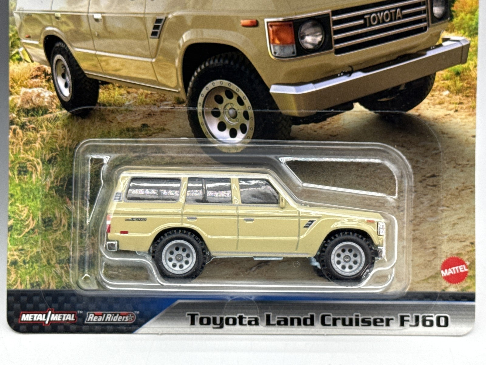 Hot Wheels Premium Fast Land Rover Defender Diecast Car Green Beige Metal Scale