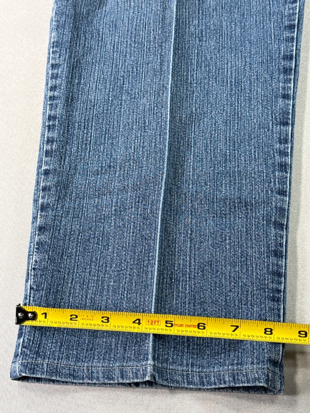 Gloria Vanderbilt Amanda Capri Jeans Womens 16 Blue Stretch Denim Mid Rise