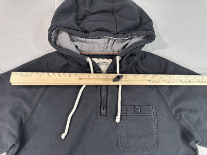 VANS Off Wall Black Pullover Hoodie S Cotton Blend Regular Fit Long Sleeve