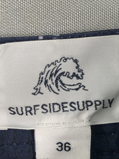Surfside Supply Shorts Mens 36 Stripe Drawstring Swim Trunks Boardwalk Apparel