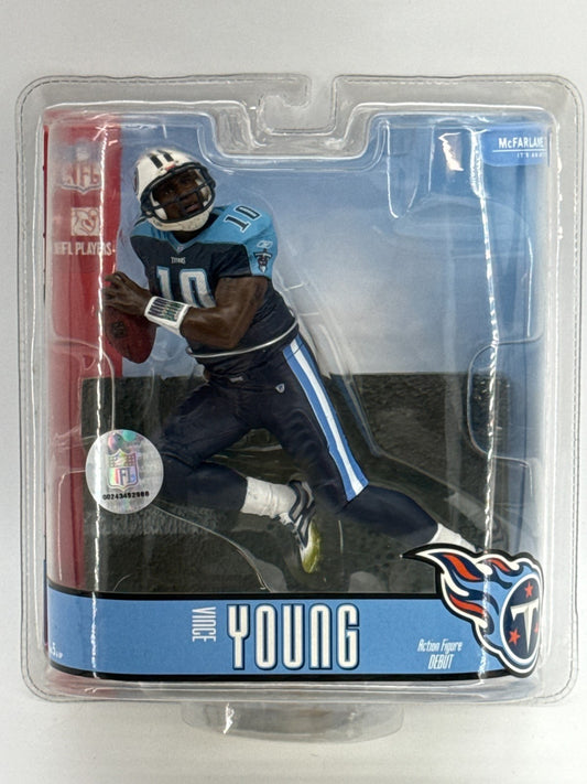 McFarlane NFL Series 15 Vince Young Tennessee Titans QB #10 Action Figure Debut