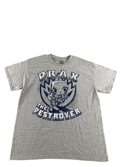 Funko Shirt Mens Large Gray Drax The Destroyer Marvel Guardians of the Galaxy