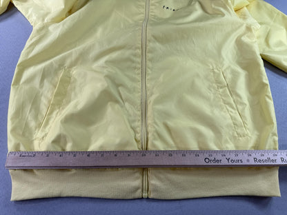 Friends TV Show Yellow Bomber Jacket Large Polyester Outerwear