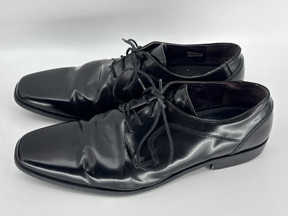 Kurt Geiger Oxford Dress Shoes Mens 43 Black Brown Leather Suede Portugal
