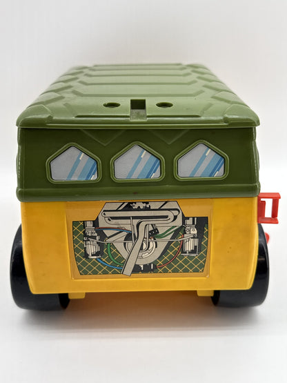 Playmates Toys Party Wagon Vehicle Teenage Mutant Ninja Turtles Green/Yellow Van