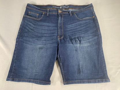 Beverly Hills Polo Club Jean Shorts Men’s 42 Blue Denim Baggy Fit Casual Zip Fly