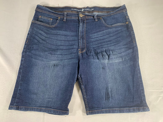Beverly Hills Polo Club Jean Shorts Men’s 42 Blue Denim Baggy Fit Casual Zip Fly