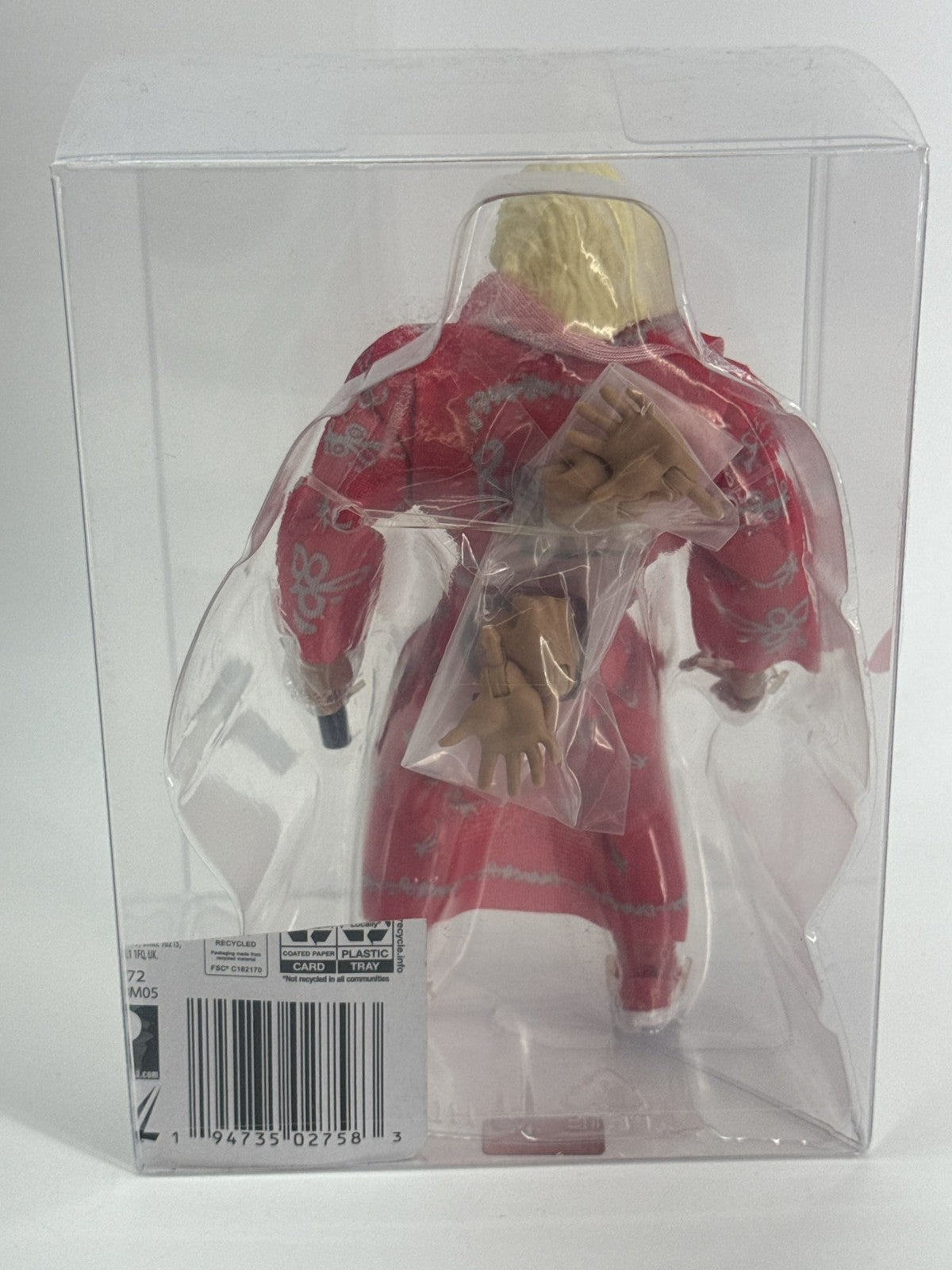 WWE Ric Flair Mattel Action Figure Red Robe Microphone Accessory Loose Display 6