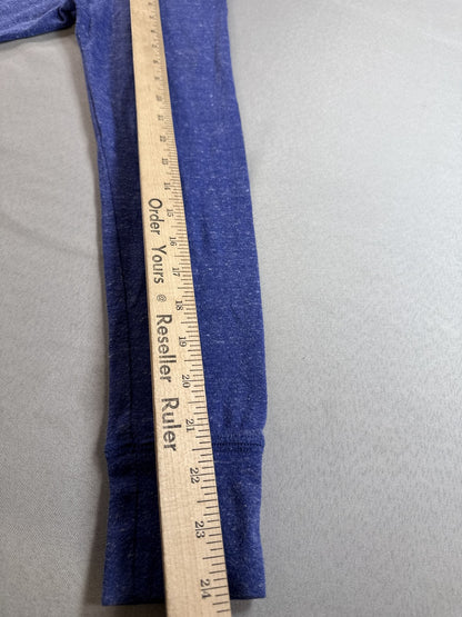 Nike 455 Full Zip Hoodie S Blue Lightweight Regular Fit Long Sleeve