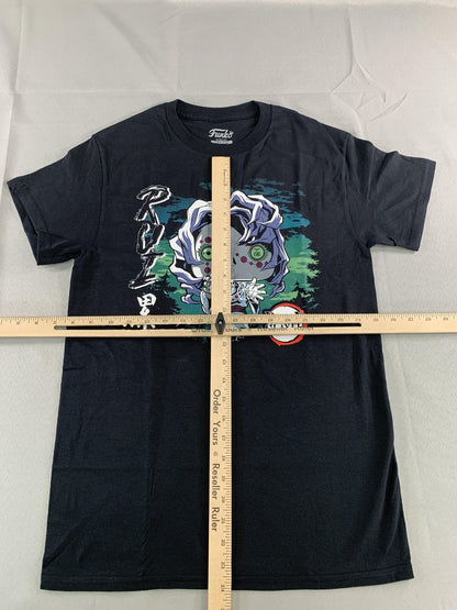 Demon Slayer Shirt Mens Small Black Funko Rui Anime Graphic Tee Kimetsu no Yaiba
