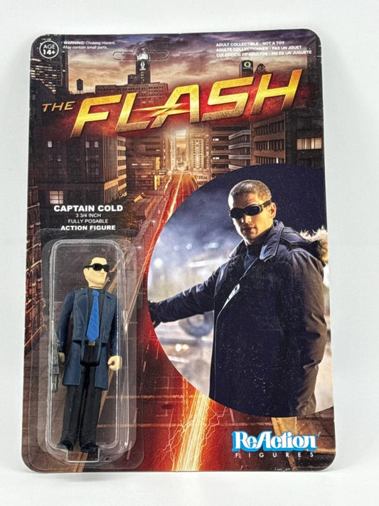 Funko ReAction Captain Cold Flash TV 3.75" Action Figure MOC Sealed 2015 DC TV