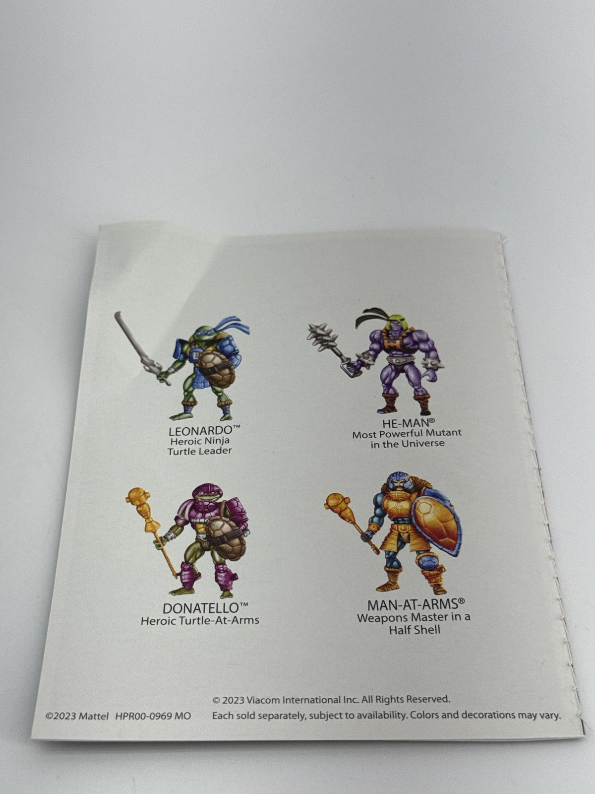 Turtles of Grayskull Man-At-Arms Action Figure MOTU HPR04 Mattel Loose Comic 