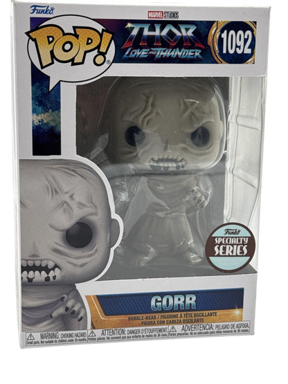 Funko Pop Marvel Thor Love And Thunder Gorr 1092 Specialty Series Vinyl White