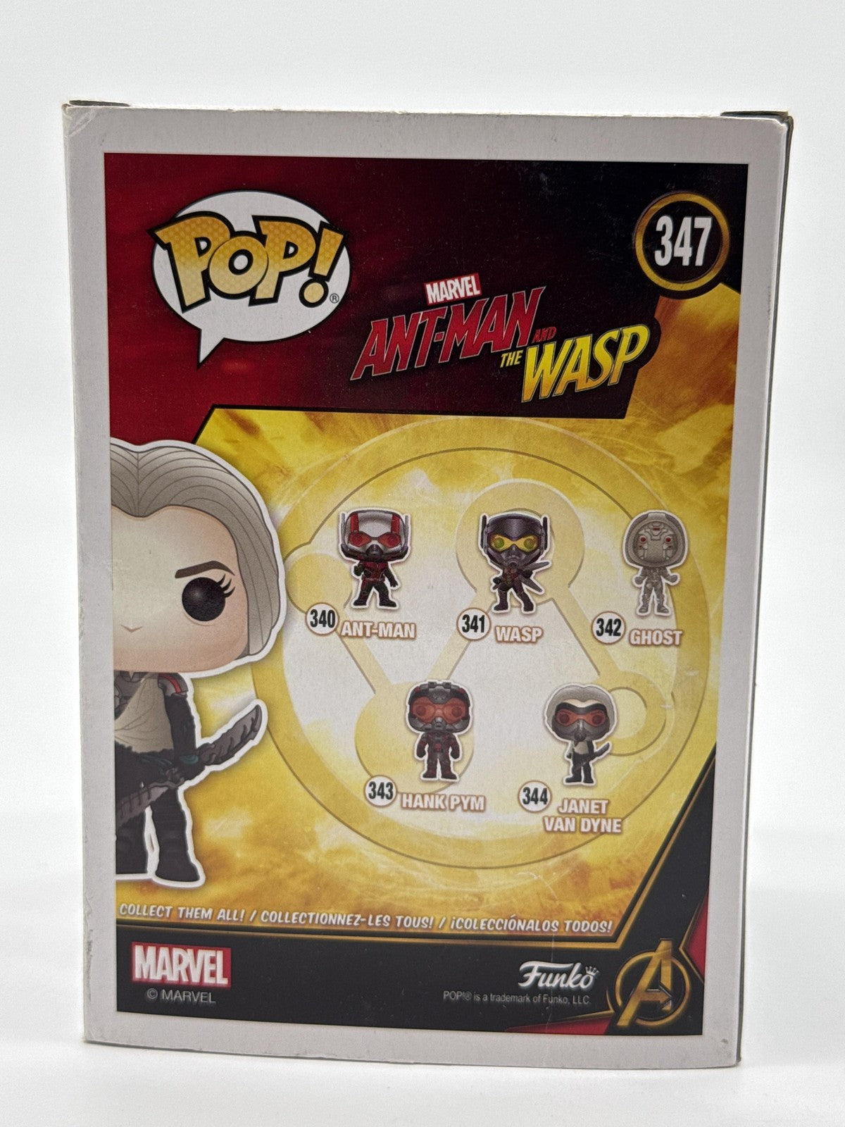 Funko Pop Marvel Ant-Man And Wasp Janet Van Dyne Unmasked 347 Target Exclusive