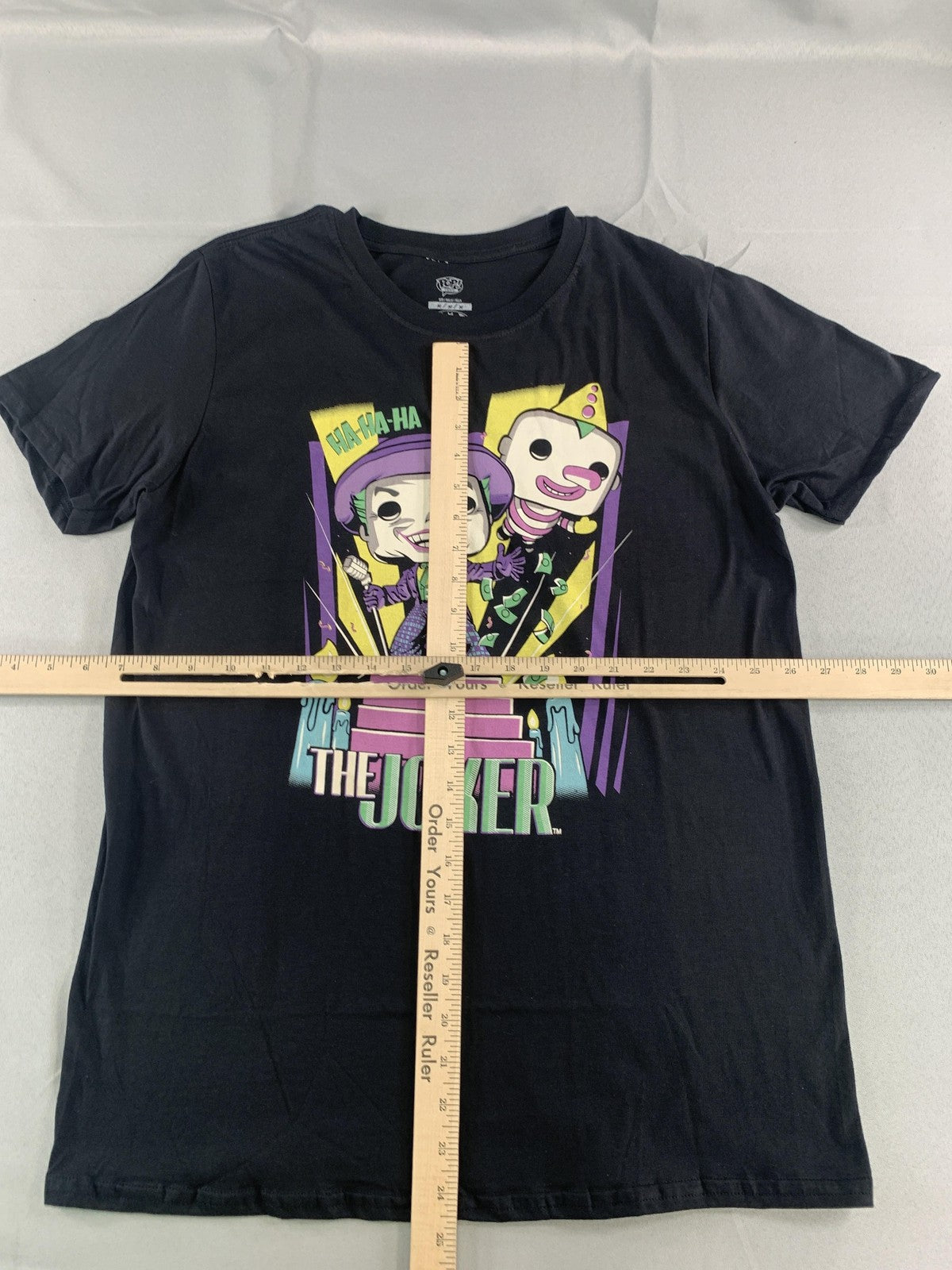 Funko Pop! Tees The Joker Shirt Mens Medium Black DC Comics Batman Graphic Tee