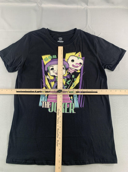 Funko Pop! Tees The Joker Shirt Mens Medium Black DC Comics Batman Graphic Tee