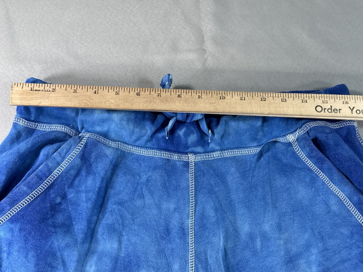 SeaWorld Lounge 36x26 Sweatpants Unisex Blue Cotton Regular Fit All Over Print