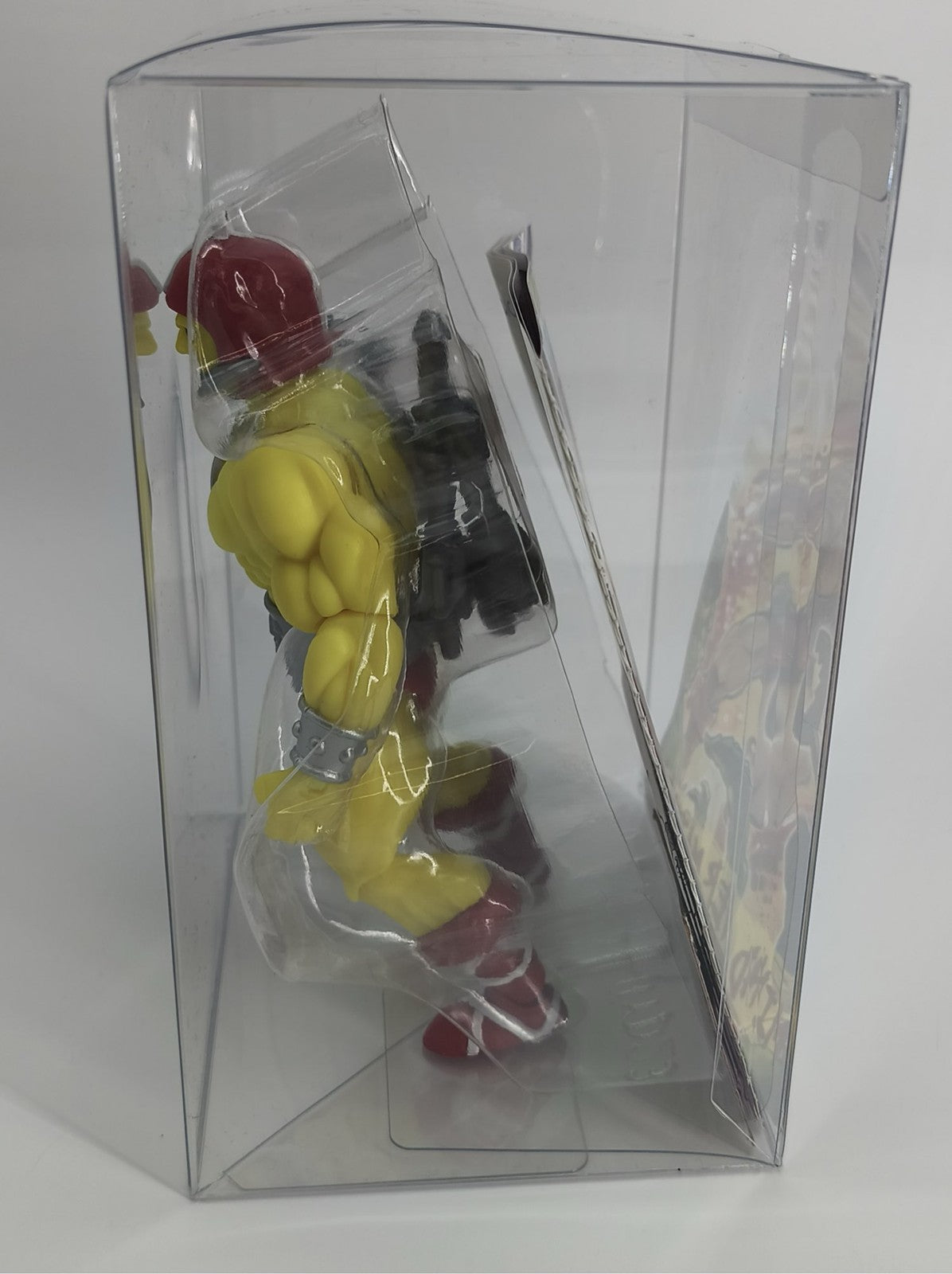 Trap Jaw MOTU Origins Mini Comic Version Mattel 2022 Figure Masters  Red Acrylic