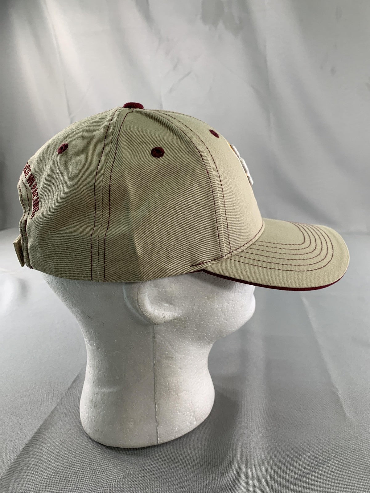 Indy 500 Hat Cap Strap Back Mens One Size Beige IndyCar Racing 108th Race 2024