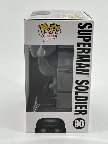 Funko Pop Superman Soldier #90 Batman V Superman Vinyl Figure Black Standard