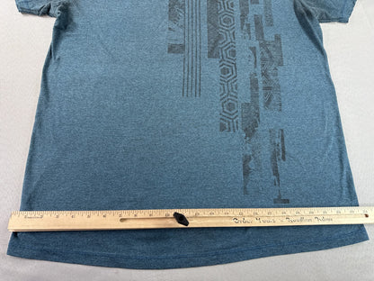 APT. 9 Graphic Tee XL Blue Crewneck Short Sleeve Soft Material Cotton Polyester