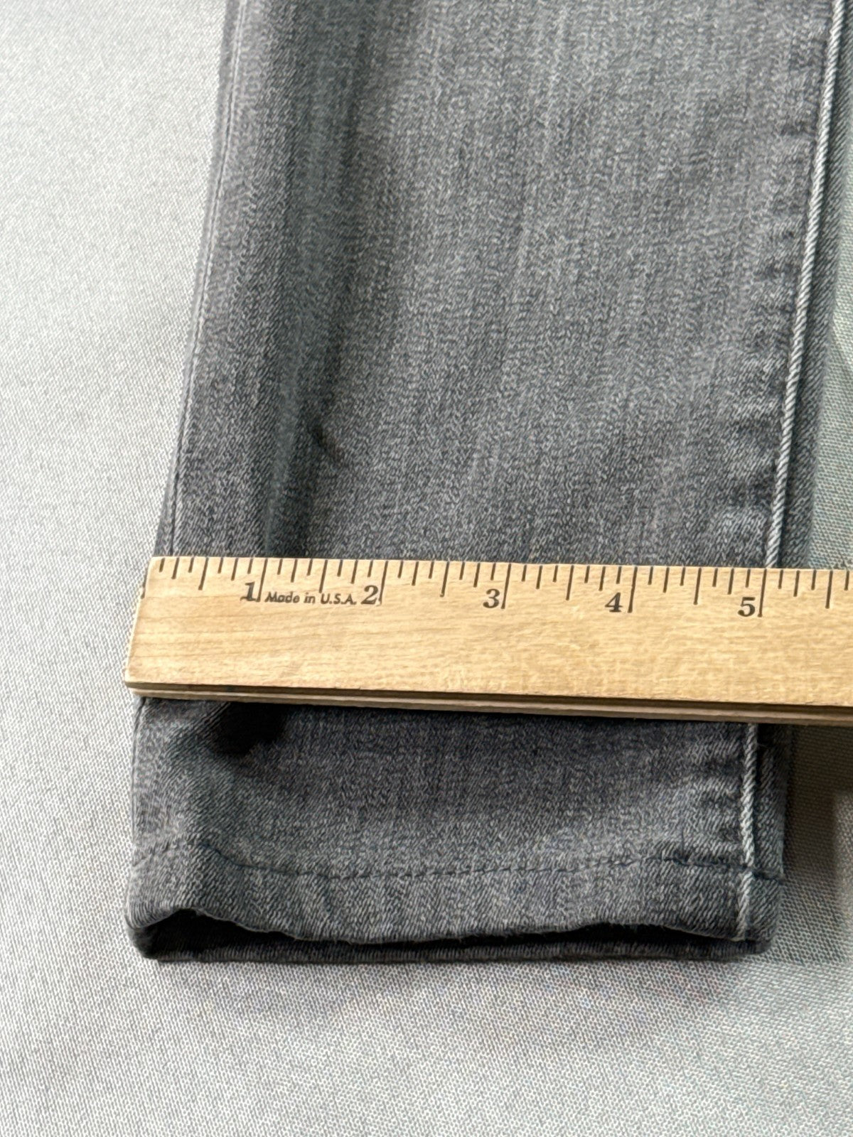 DL1961 Margaux Instasculpt Ankle Skinny Gray Stretch Jeans Women 28 Crop