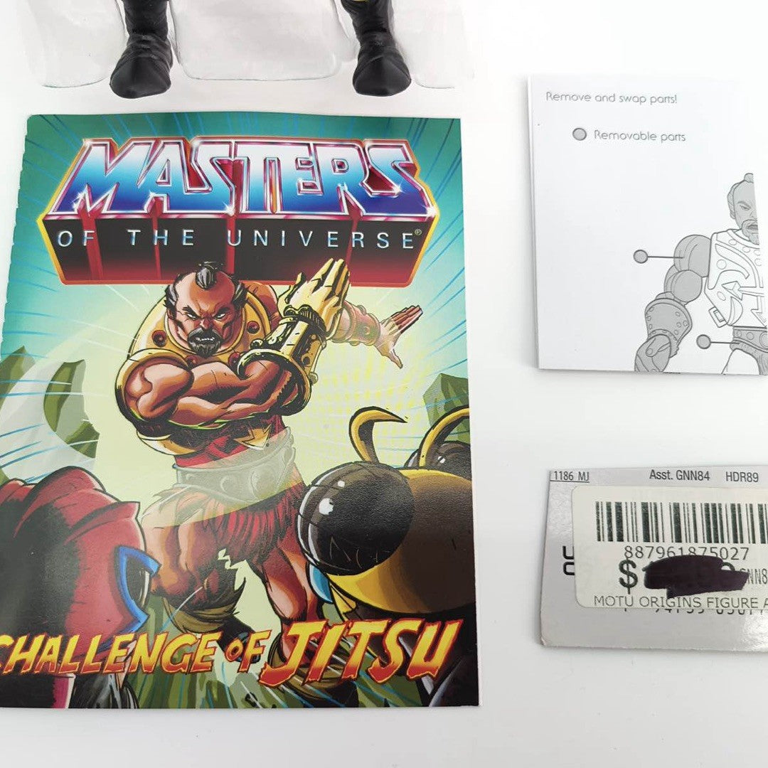 MOTU Origins Jitsu Action Figure Mattel Challenge of Jitsu Comic Loose 6691 Red