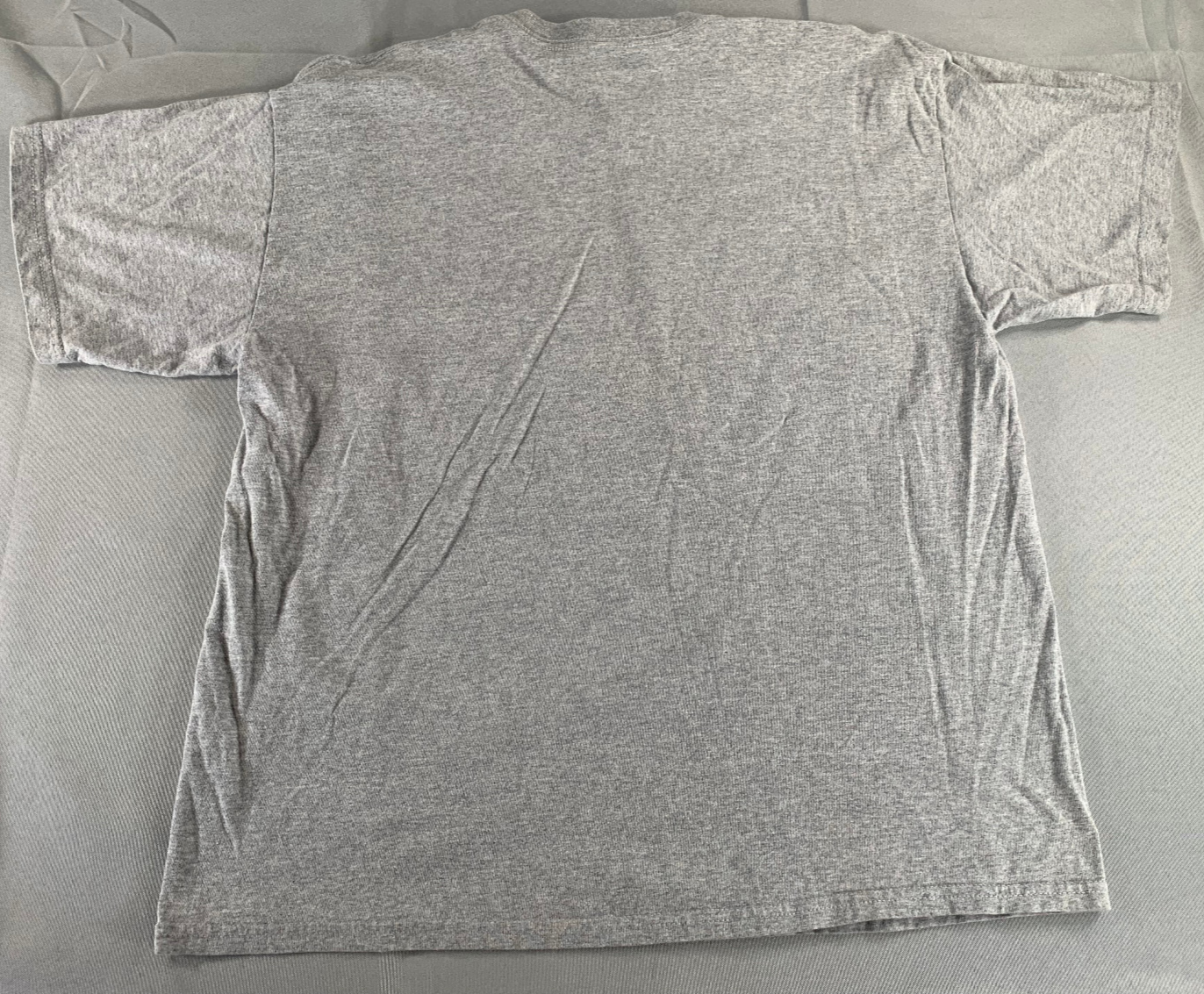 VTG Hilary Clinton Again Tee XL Gildan Gray Edvard Munch Scream Meme Graphic 139