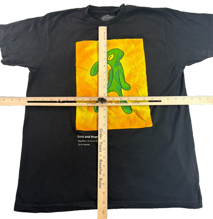 SpongeBob Squidward Bold Brash Painting Nickelodeon Mens Large Black Tee 2020