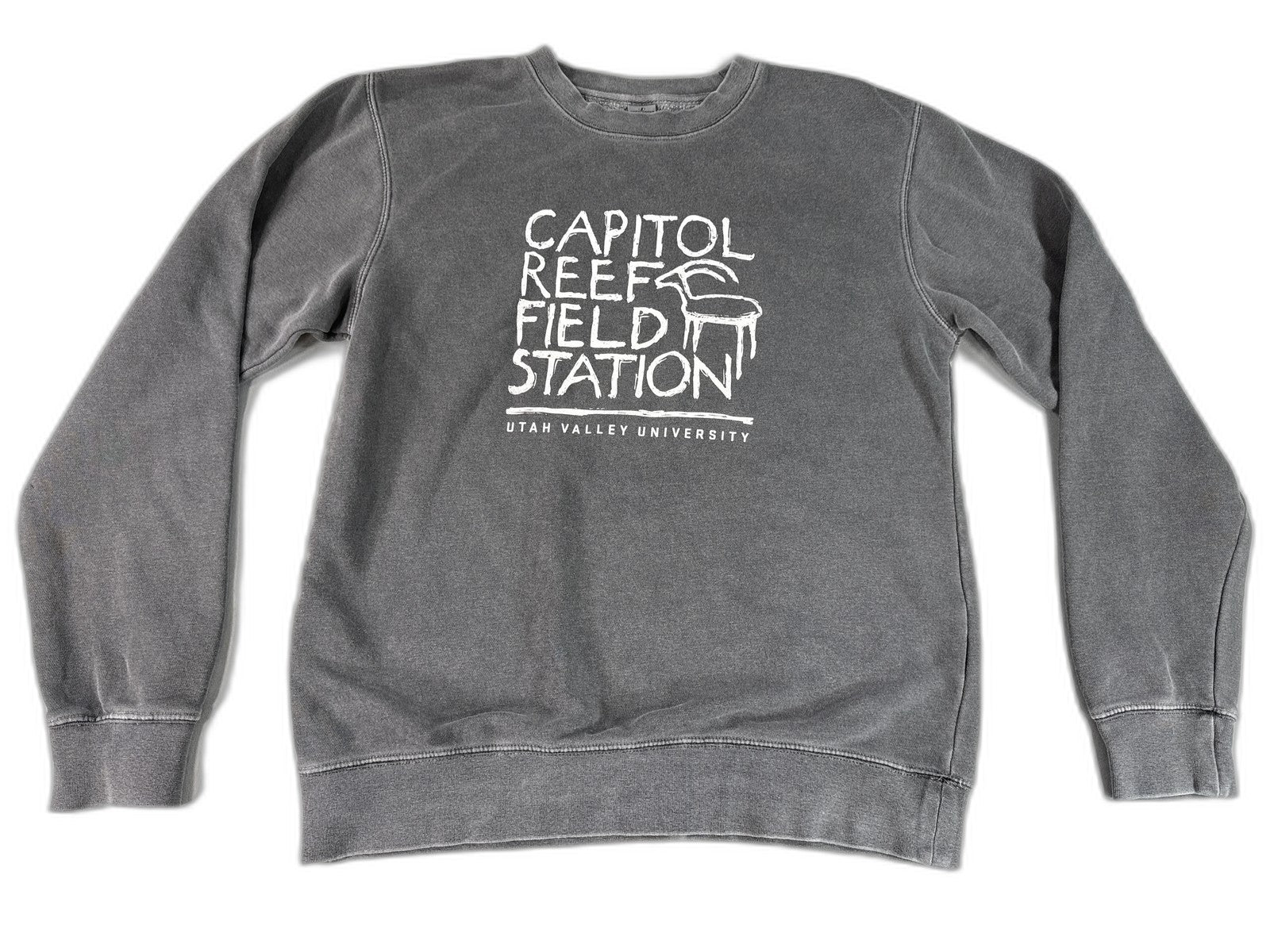 Independent Trading Company Capitol Reef Field Station Sweatshirt S Gray Cotton