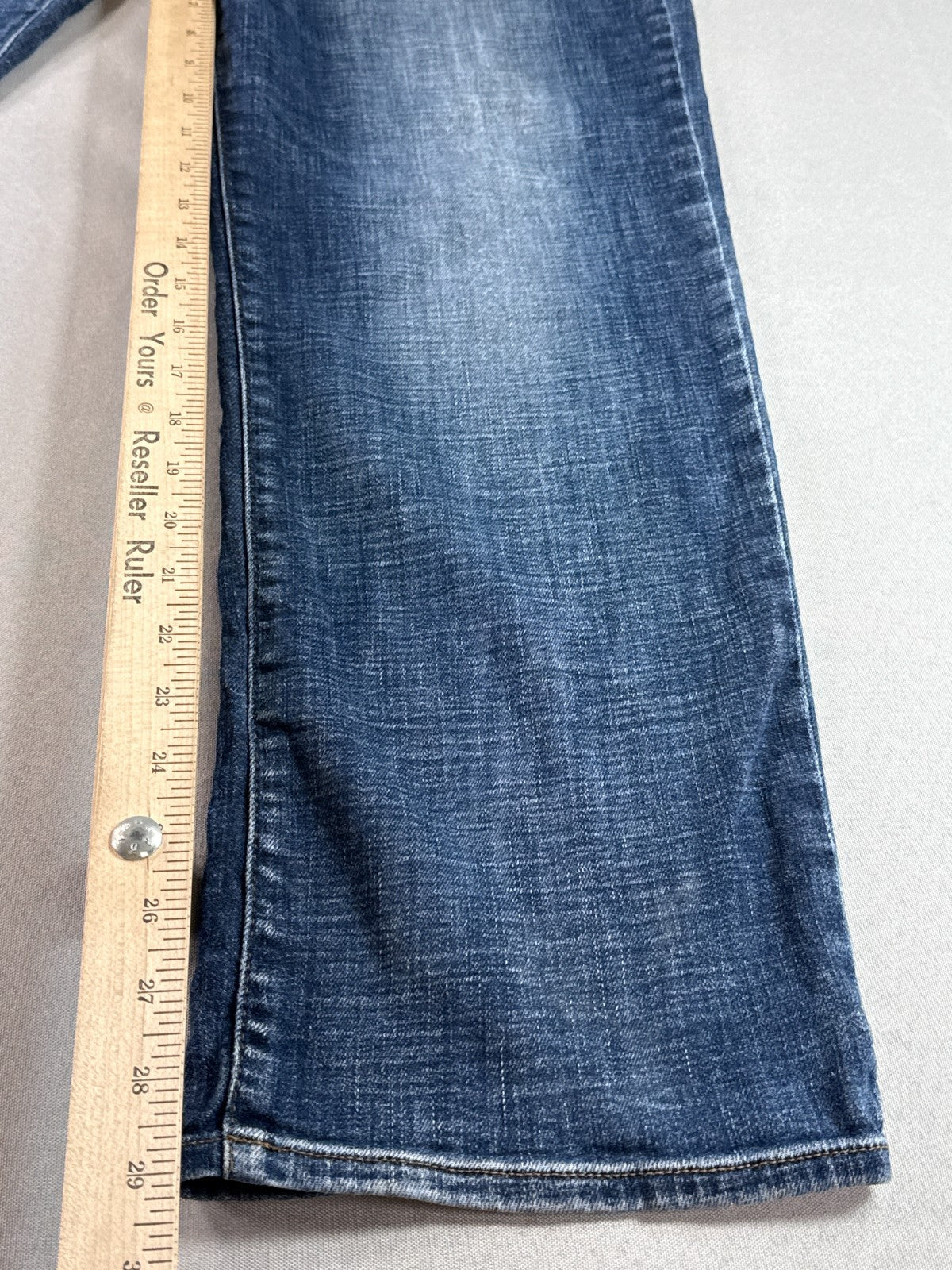Lucky Brand 363 Straight Jeans Mens 34x30 Blue Medium Wash Stretch Denim