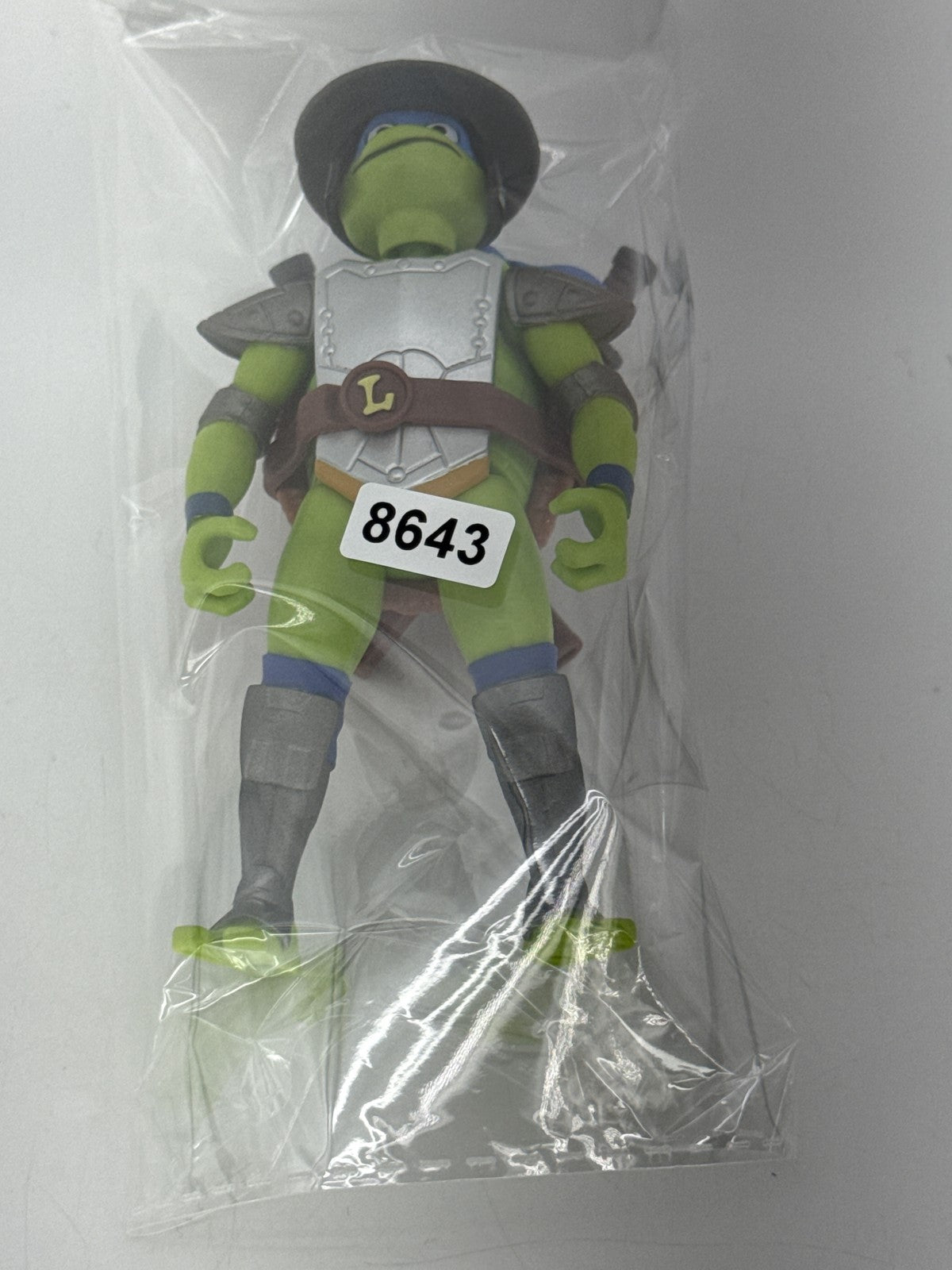 Playmates Leonardo Samurai Action Figure Inch Green Plastic TMNT Sewer Toy