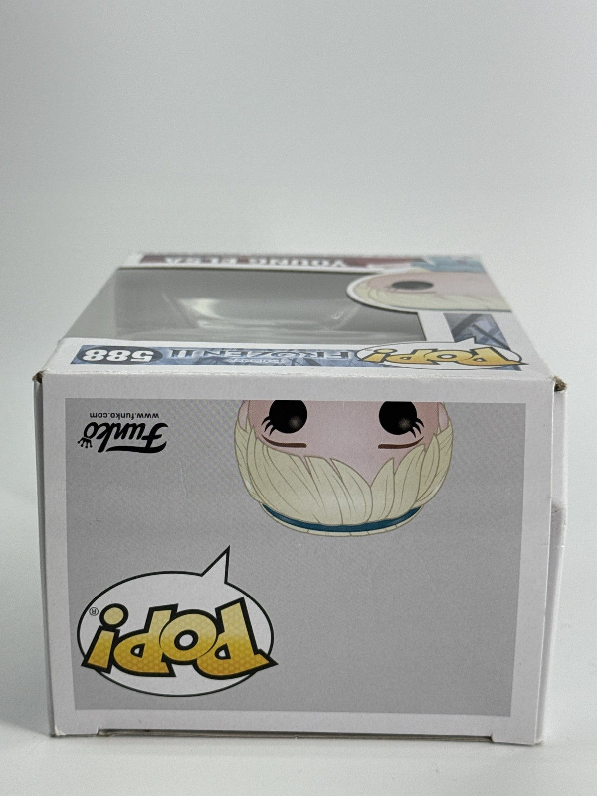 Funko Pop Young Elsa 588 Frozen II Vinyl Figure Disney Displayed with Box 2019