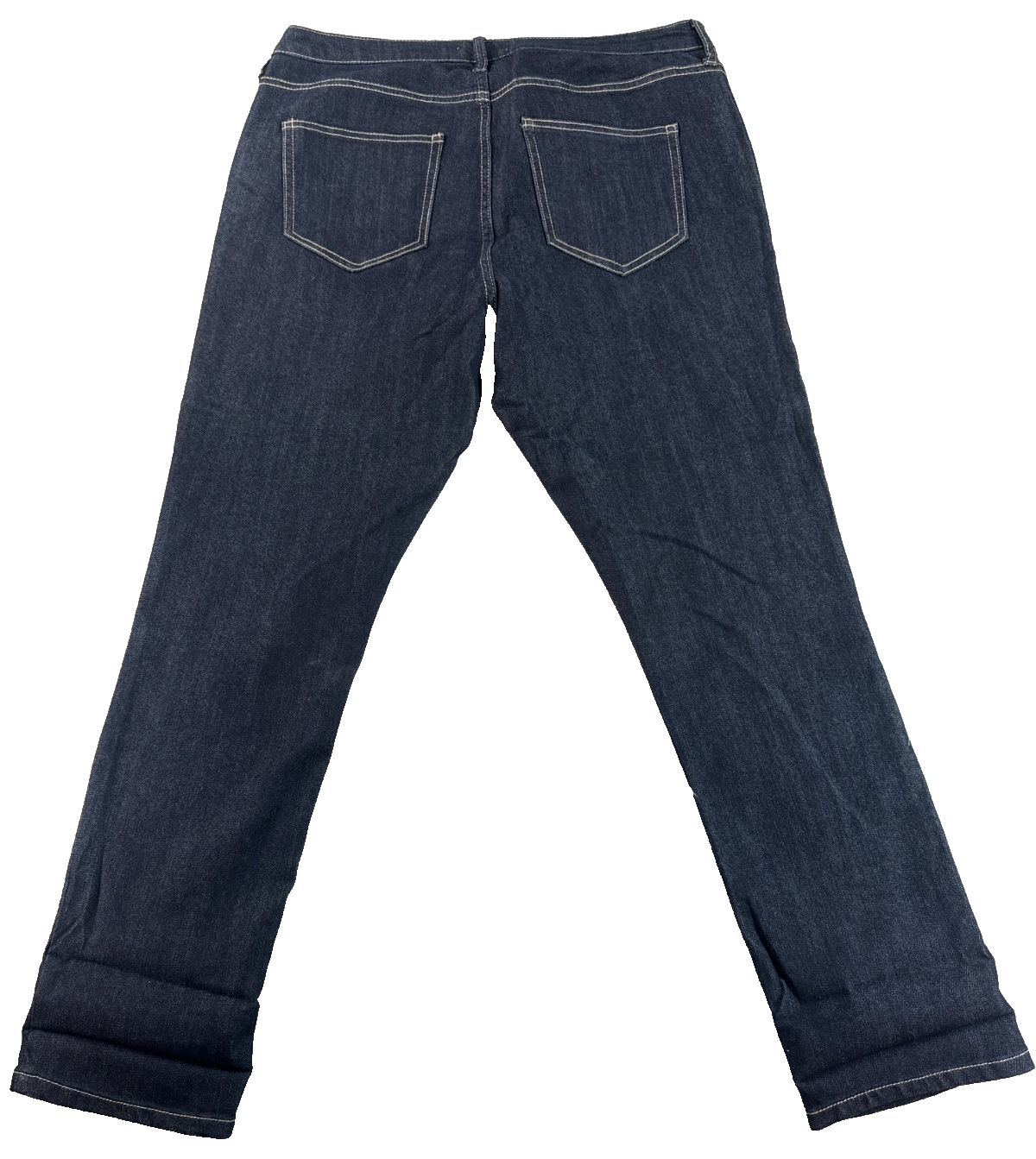 Cello Jeans Womens 16 Dark Wash Denim Straight Leg Stretch Five Pocket Blue Pant