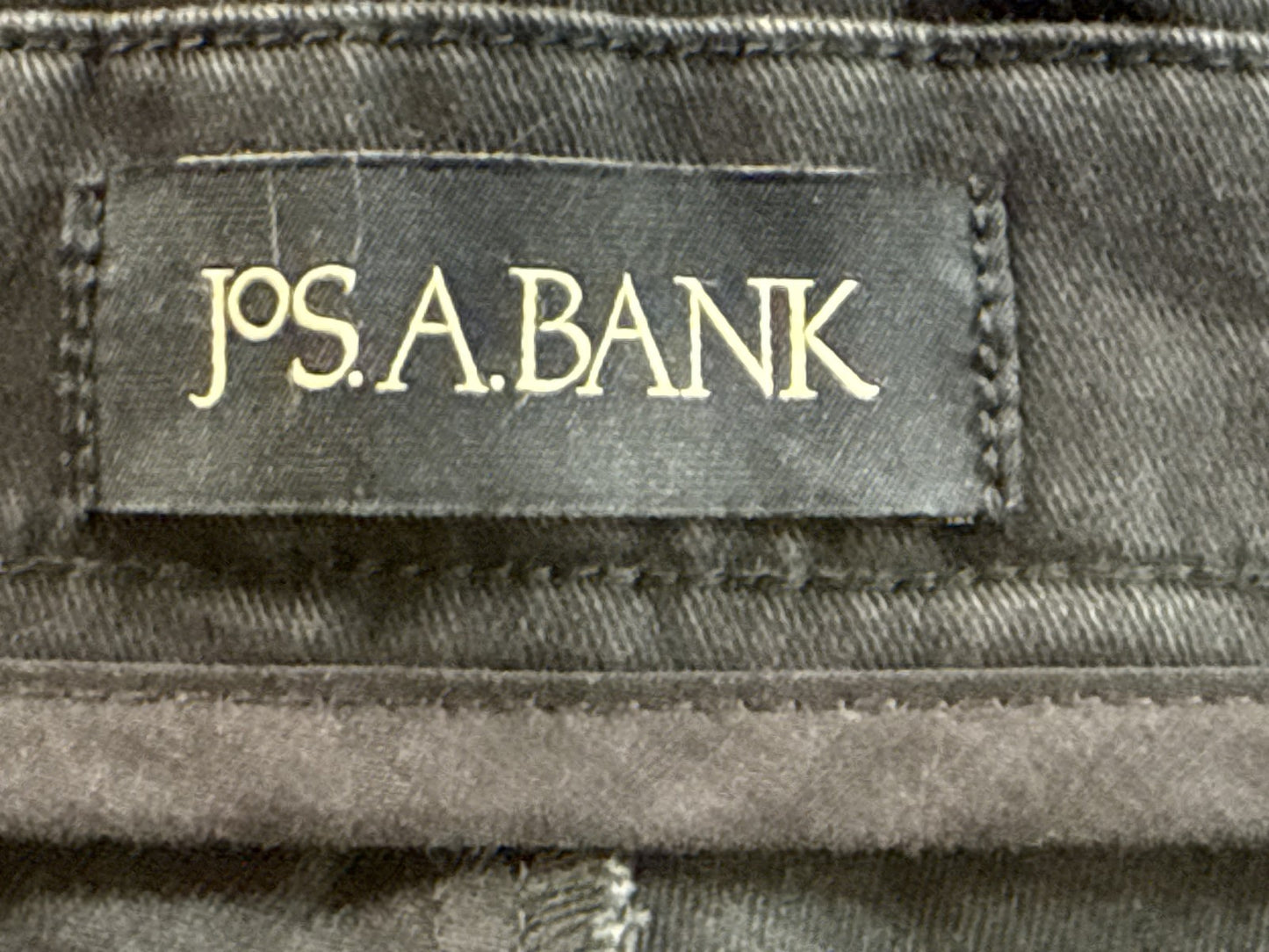 Jos. Bank 24J2S00002 Slim Fit Pants 40X32 Navy Cotton Spandex Stretch Chino
