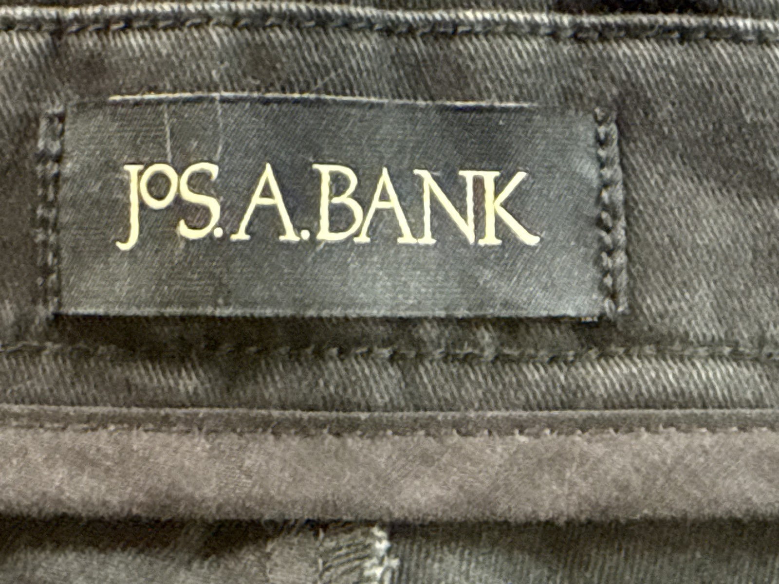 Jos. Bank 24J2S00002 Slim Fit Pants 40X32 Navy Cotton Spandex Stretch Chino