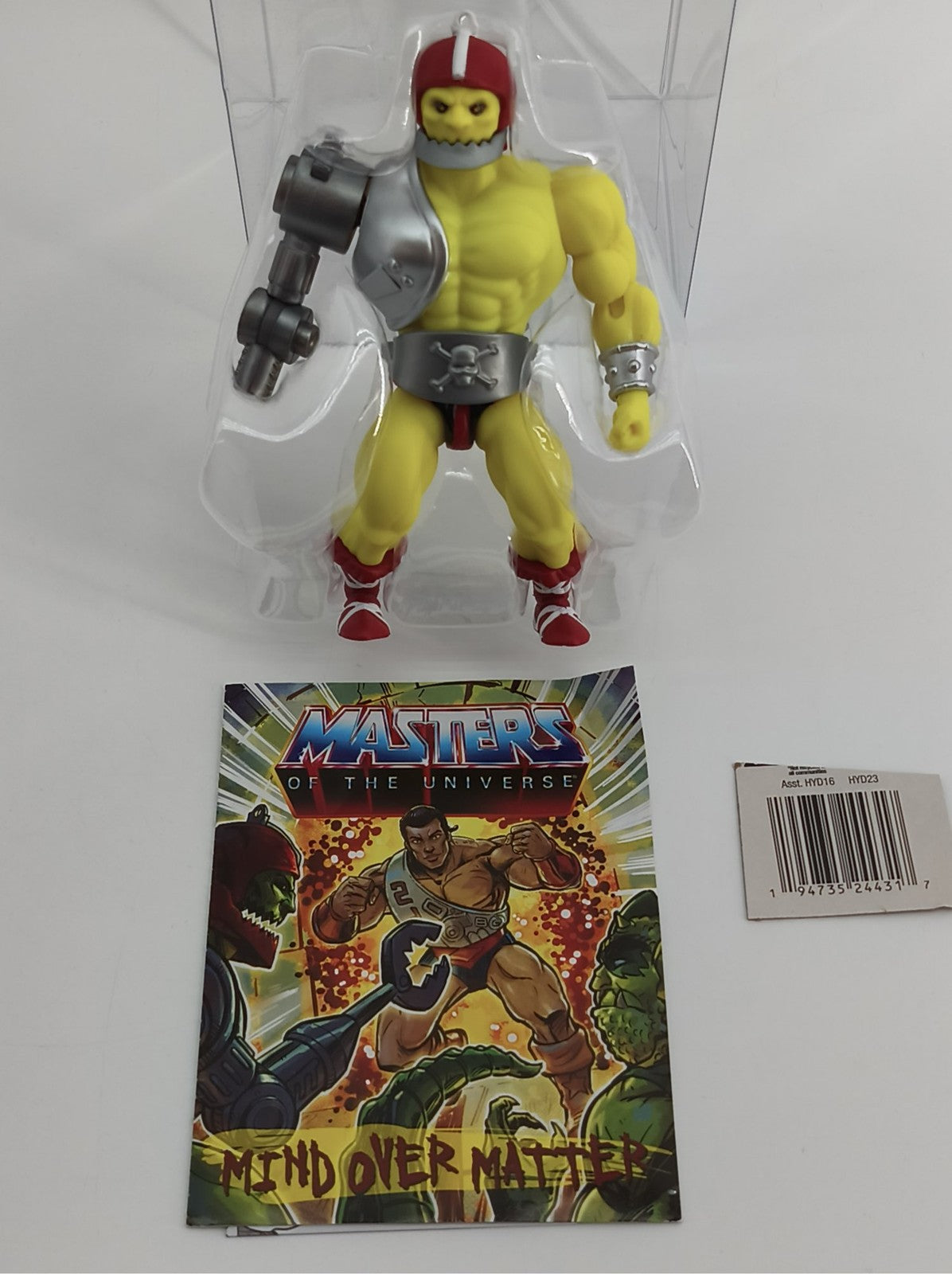 Trap Jaw MOTU Origins Mini Comic Version Mattel 2022 Figure Masters  Red Acrylic