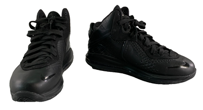 Nike LeBron 7 Triple Black 375664-002 Men's 8.5 Air Max Basketball Shoes OG Retr