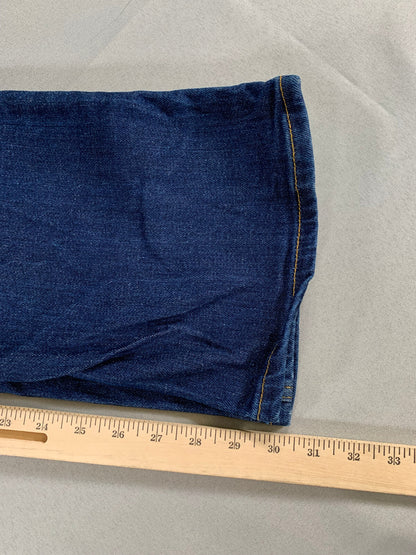 Frank And Oak Womens Jeans 26 The Bootcut Dark Wash Mid Rise Stretch Denim 29x30