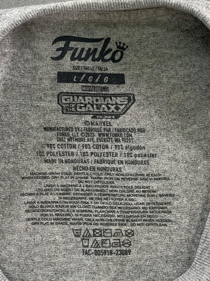Funko Shirt Mens Large Gray Marvel Guardians of the Galaxy Drax The Destroyer