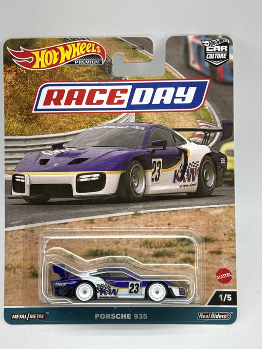 Hot 1 Porsche Wheels 1/5 935 Purple/White Metal Race Car Premium Real