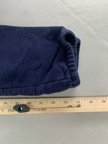 FIGS Jogger Sweatpants Womens XS Blue 100% Cotton Elastic Cuff Lounge Pants code