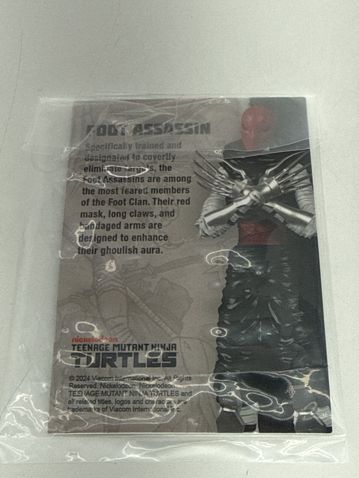 The Loyal Subjects Foot Assassin Action Figure Red Black Silver Plastic Comics