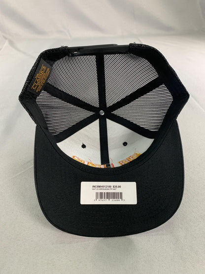 Grosjean FP 28 Hat Cap Snap Back Mens One Size Black Yupoong Trucker Mesh Racing