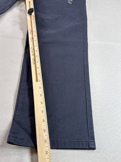 Jos. Bank 24J2S00002 Slim Fit Pants 40X32 Navy Cotton Spandex Stretch Chino