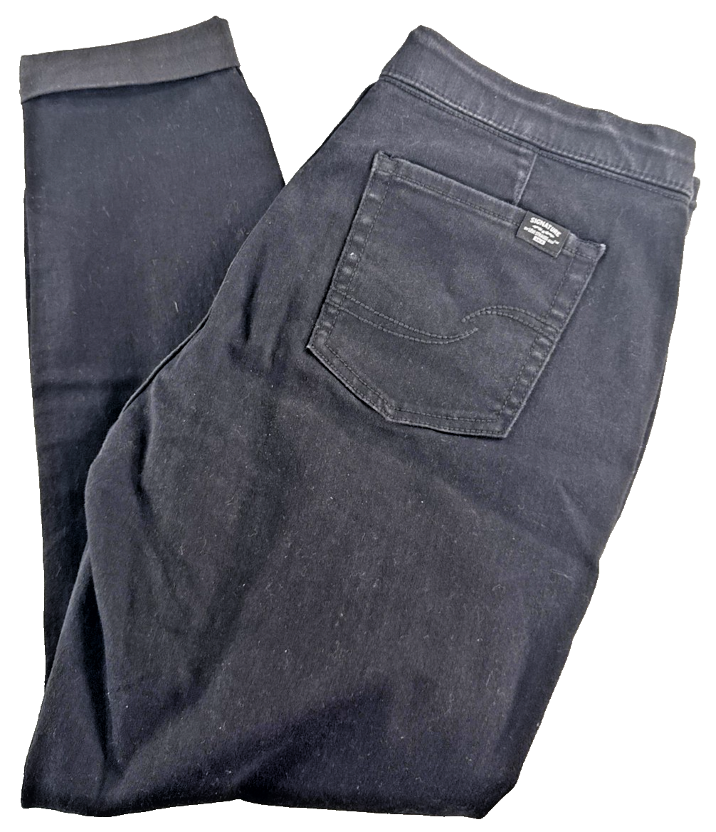 Levi Strauss Jogger Pants Mens W30 Black Signature Gold Casual Athletic Stretch