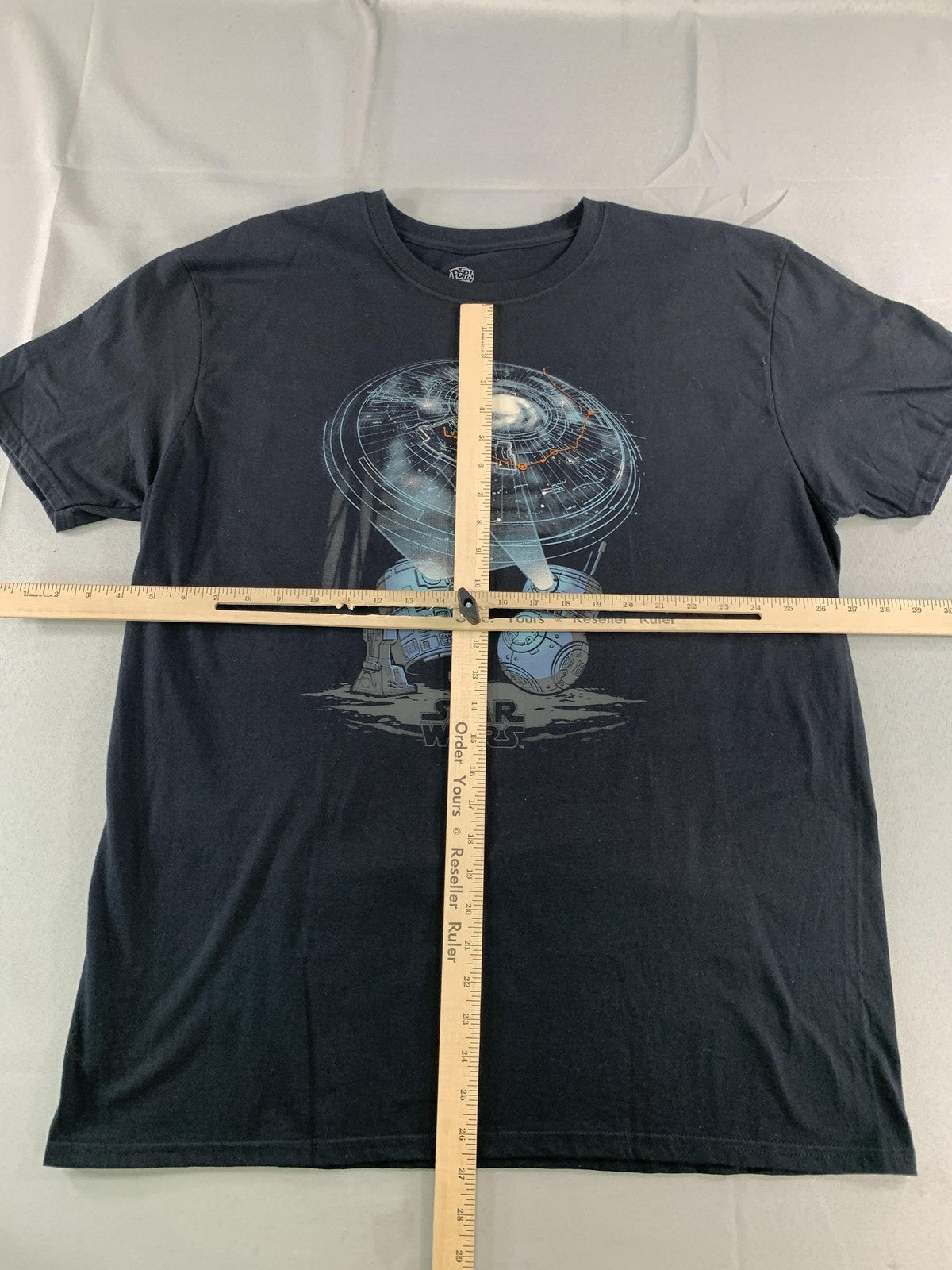Star Wars Shirt Mens Large Black Funko Pop Tees Smuggler's Bounty R2-D2 Graphic