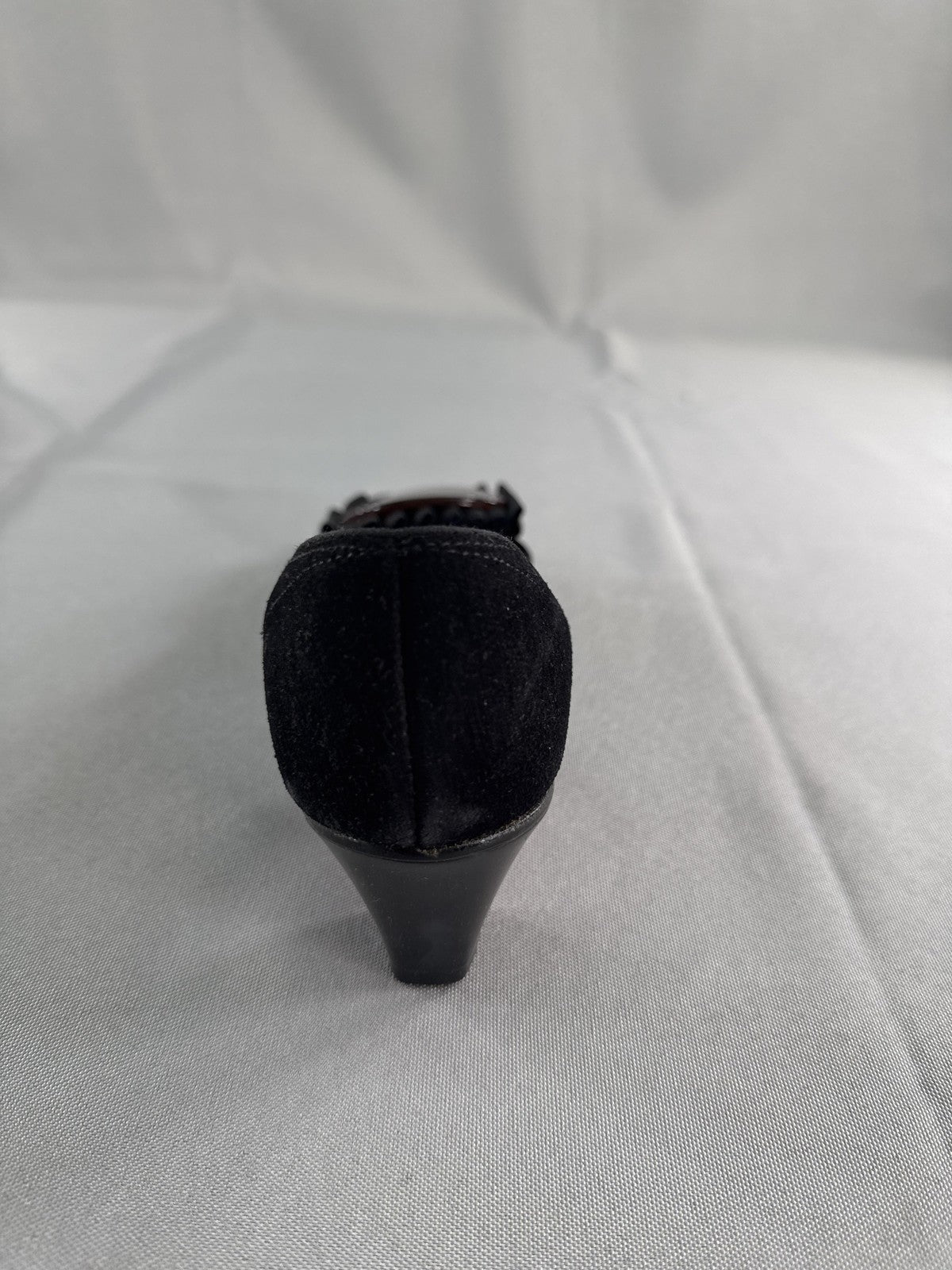 Vintage Elegantes by Rogers Shoes Womens Size 5.5M Black Kitten Heel USA 60s