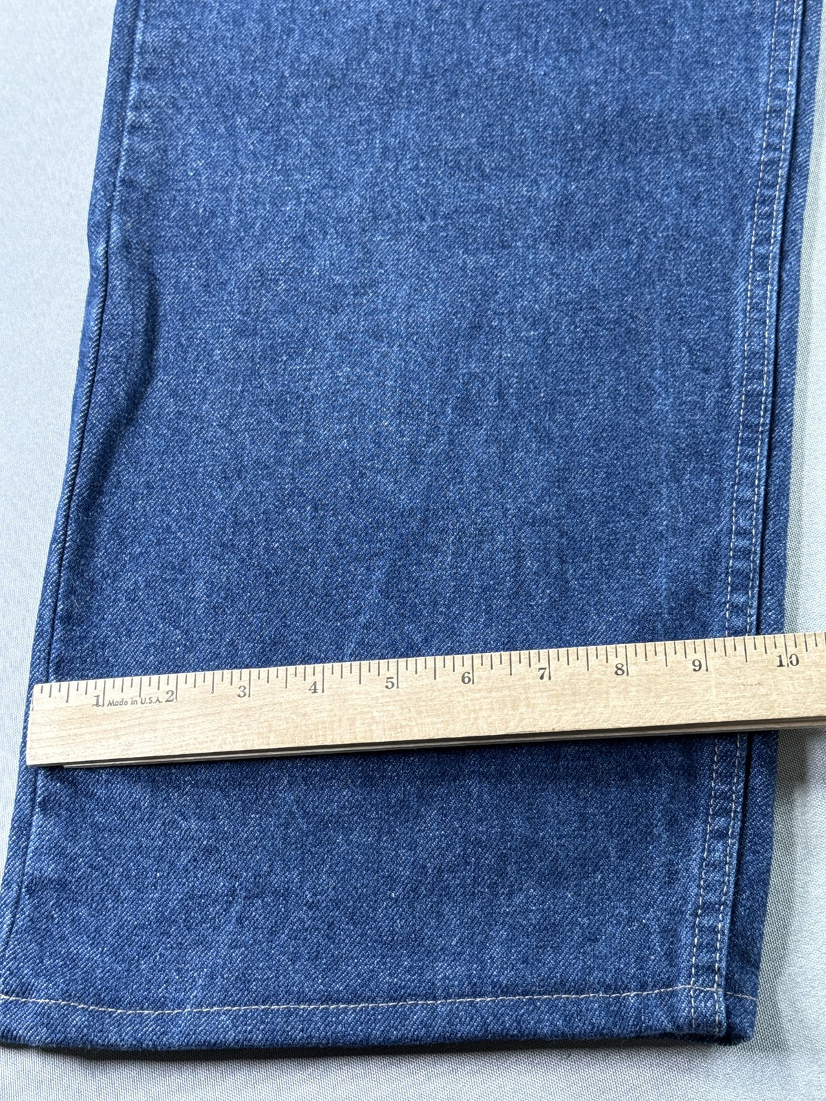Bulwark FR Jeans Mens 46x32 Blue Denim Straight Leg Flame Resistant Made in USA